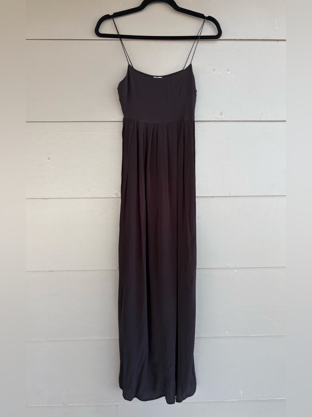 ASOS Black Spaghetti Strap Maxi Dress